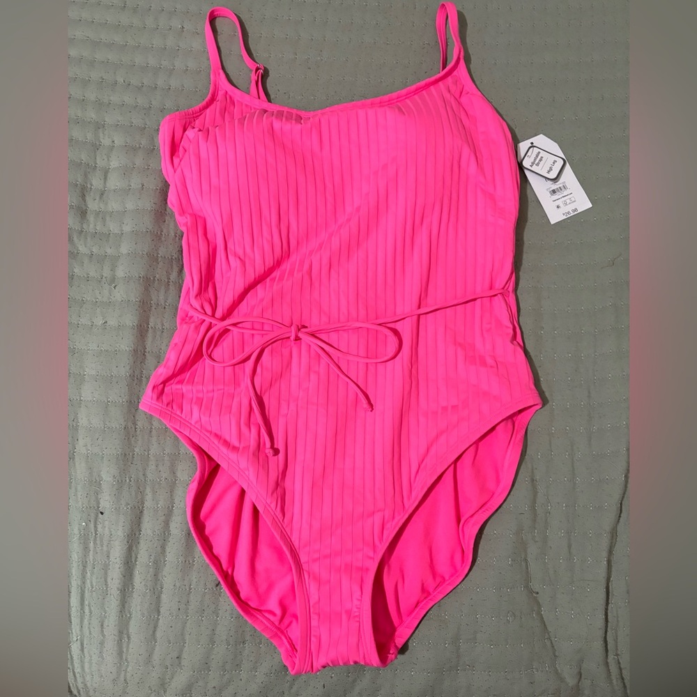Pink one piece